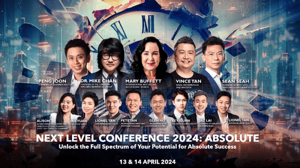 Next Level Conference 2024 — with Mary Buffett, Peng Joon & Sean Seah